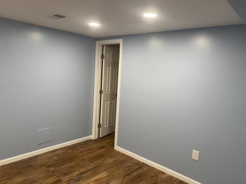 After - Finished basement with powder room - 2/9/2022